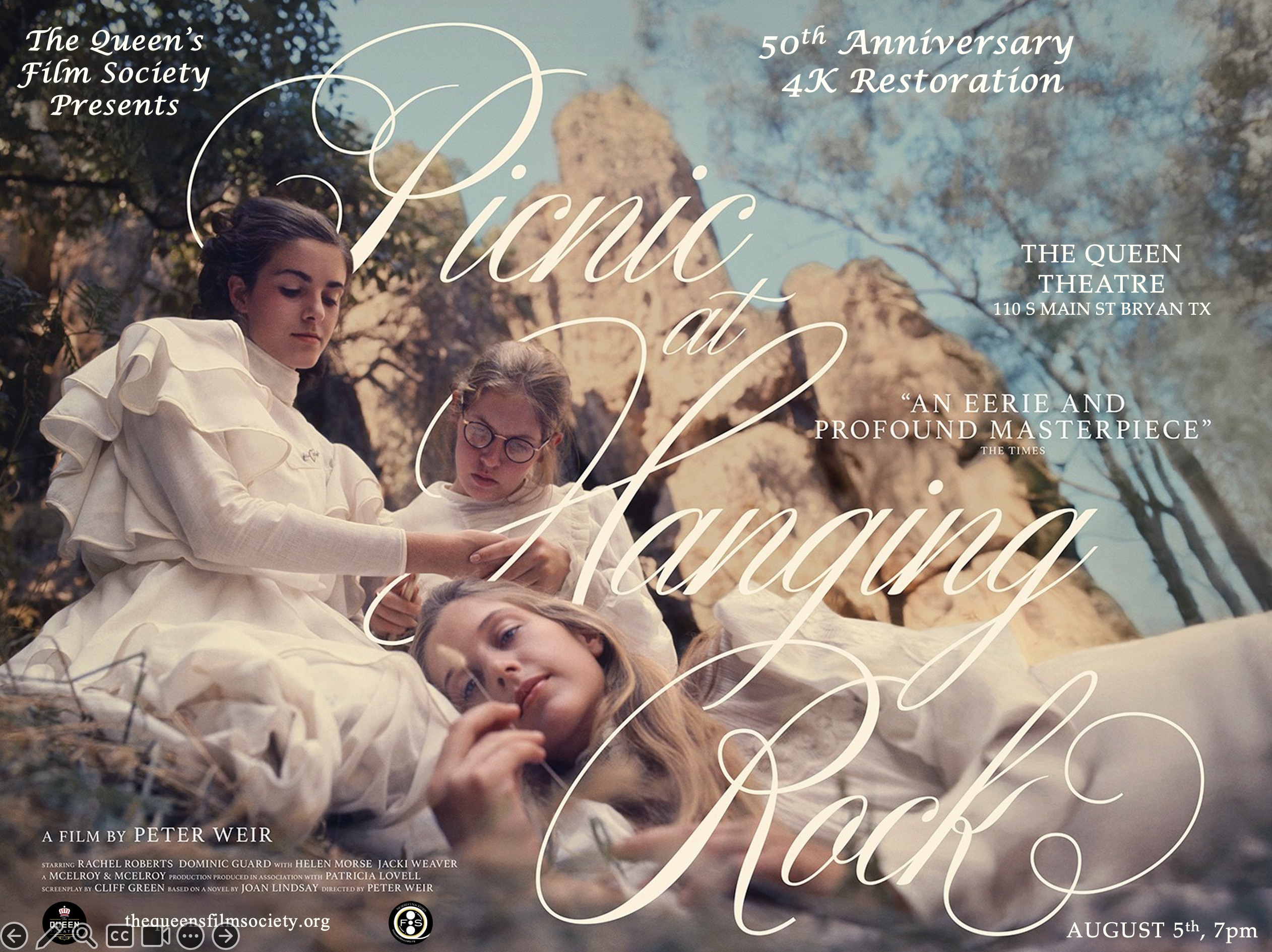 Picnic at Hanging Rock Queens Film Society