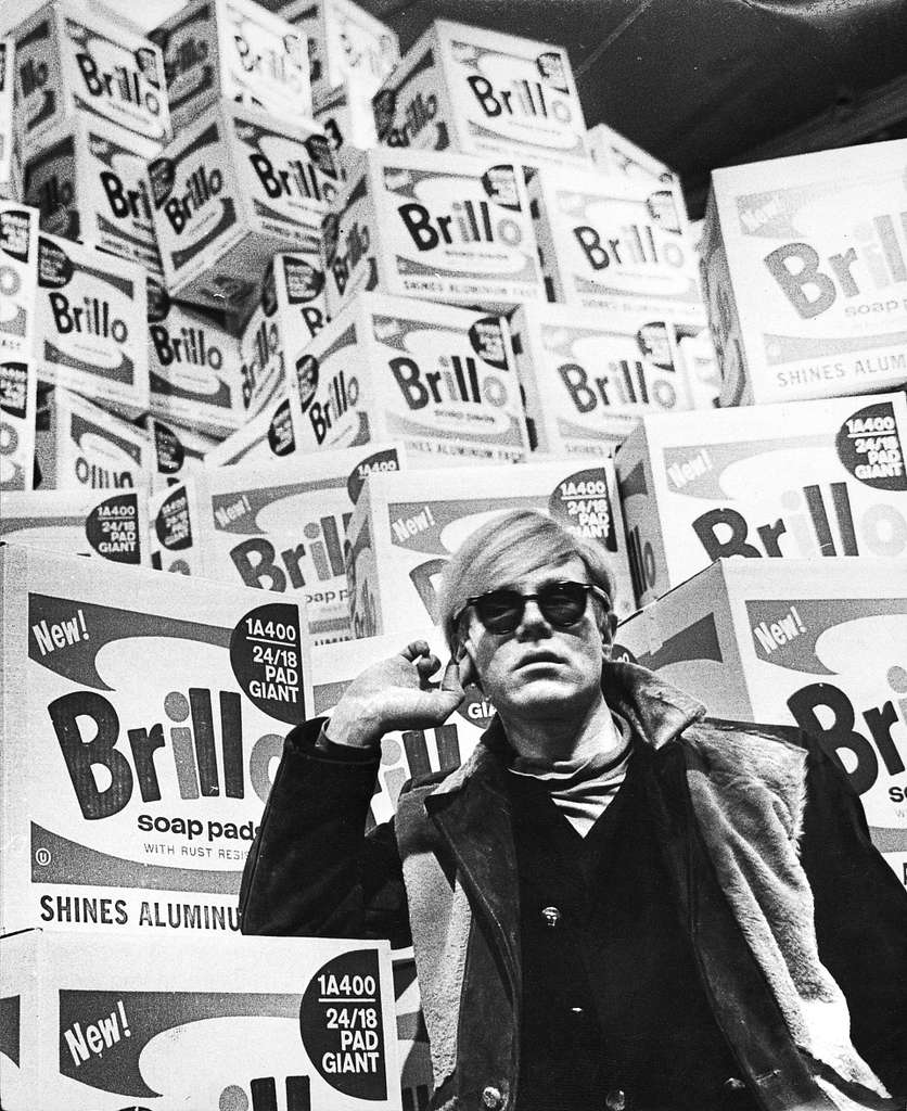 Andy Warhol Portrait from Pop & OP Exhibit College Station Texas Art Gallery Pop Art