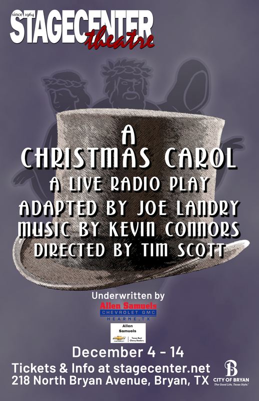 A Christmas Carol Live Radio Play StageCenter in College Station, TX