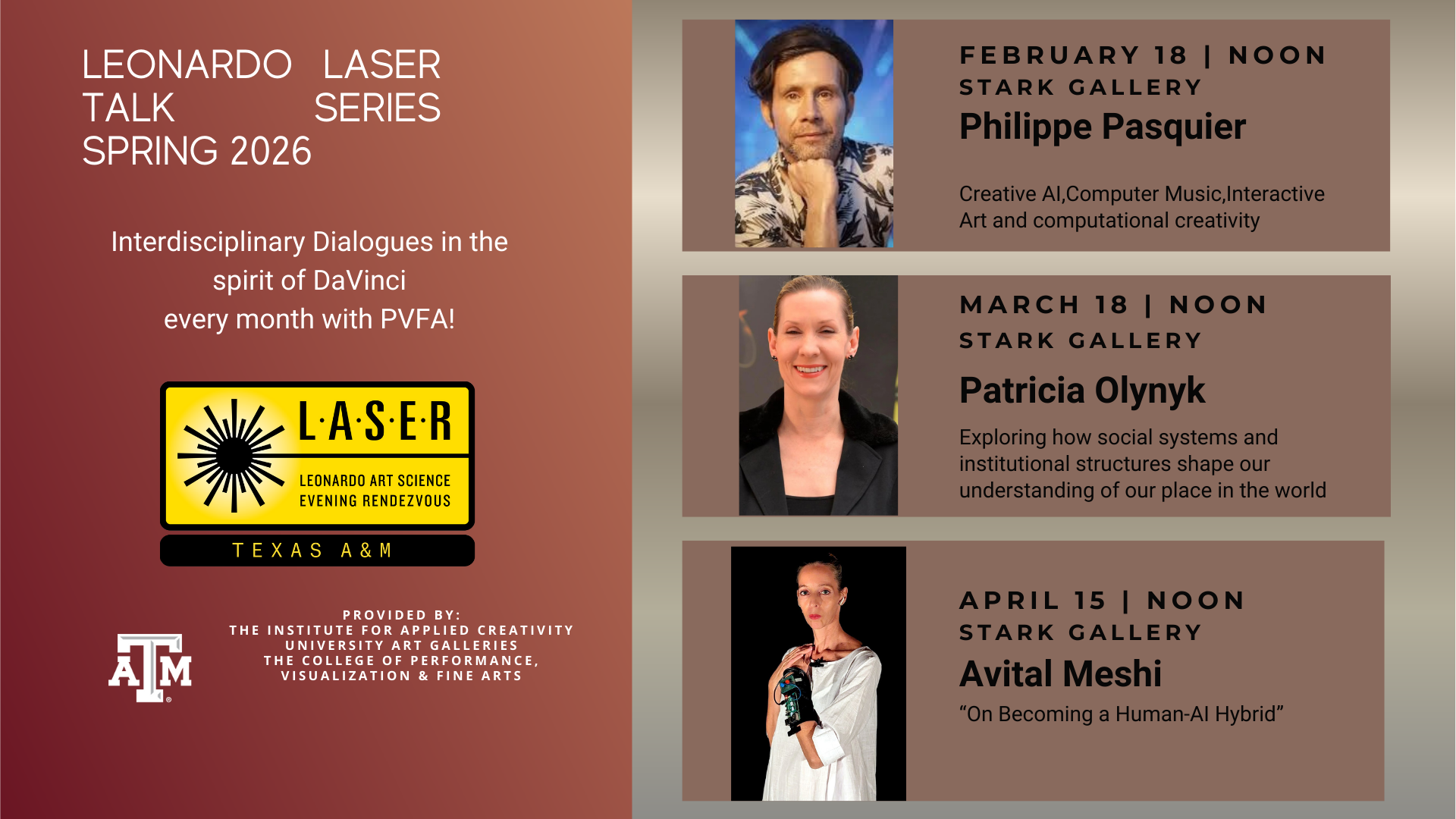 LASER Talk Series - Spring 2026