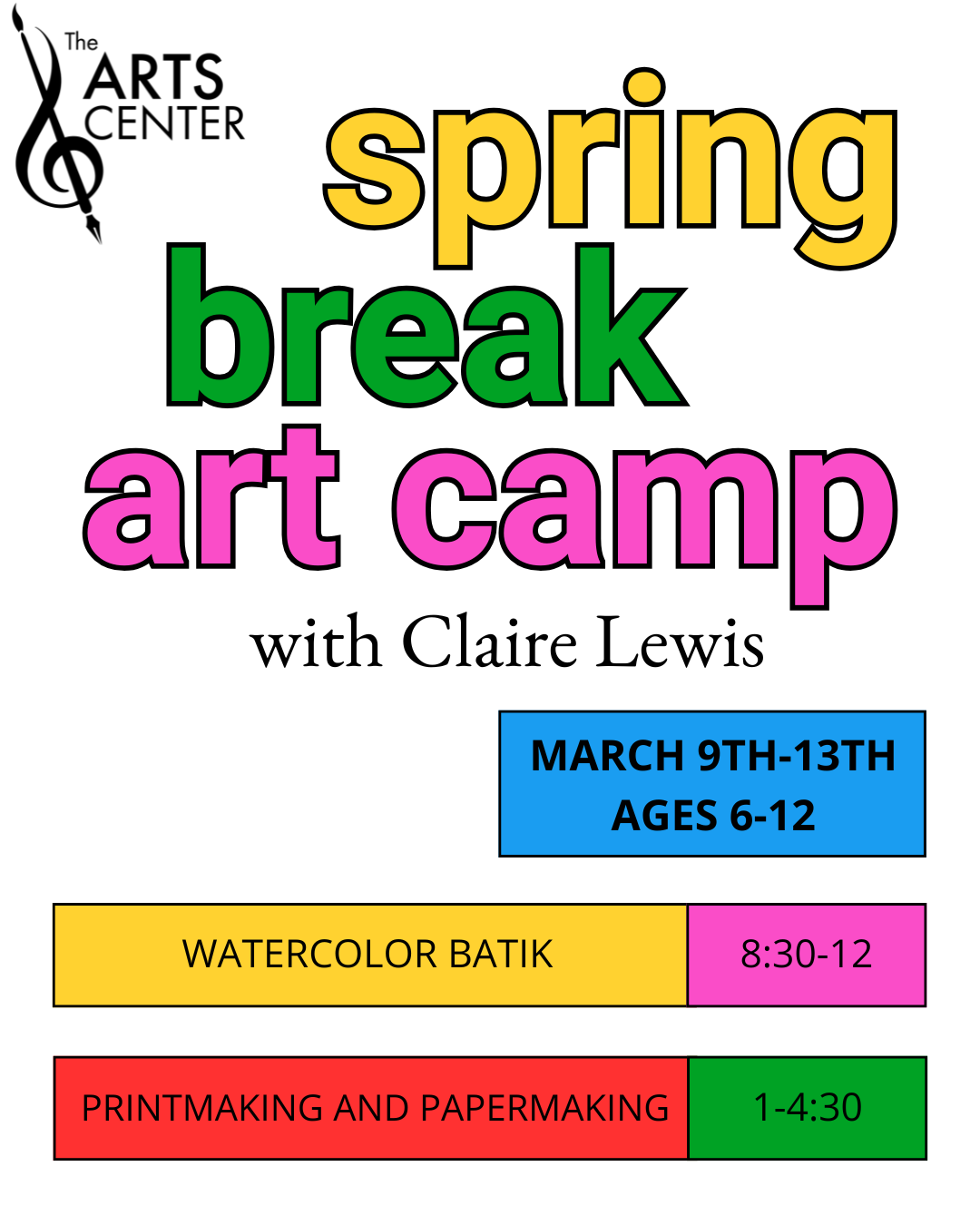 Spring Break Art Camp
