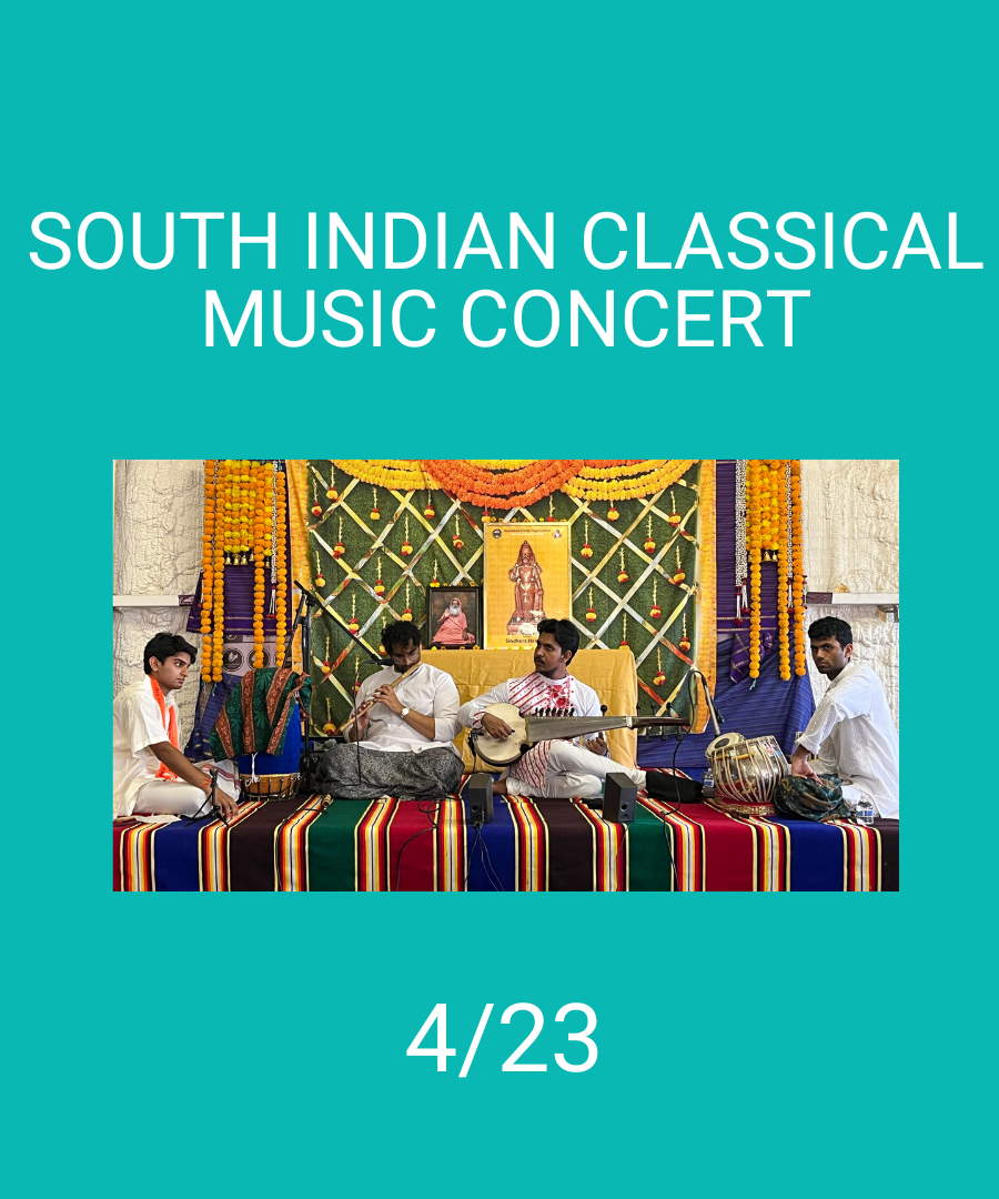 South Indian Classical Music Concert at the Arts Center in College Station, TX