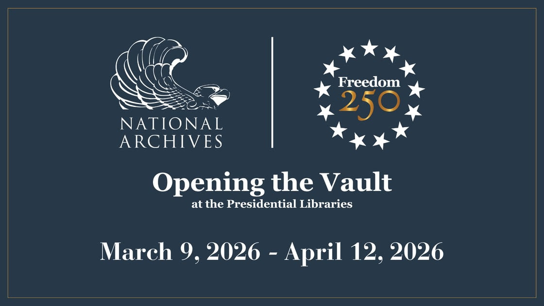 New Exhibit Opening the Vault at the Presidential Libraries George Bush Library