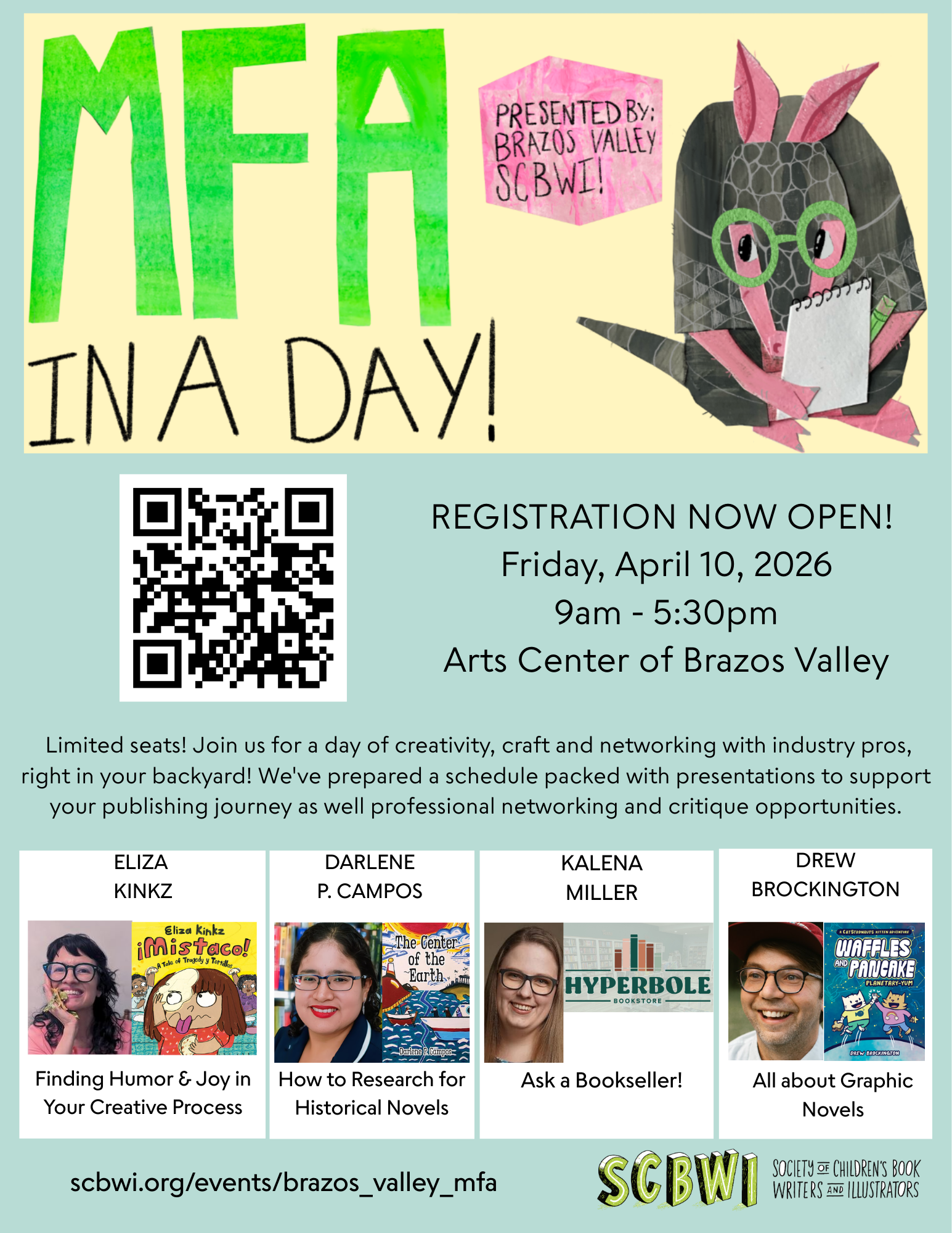 MFA in a Day Conference Brazos Valley SCBWI