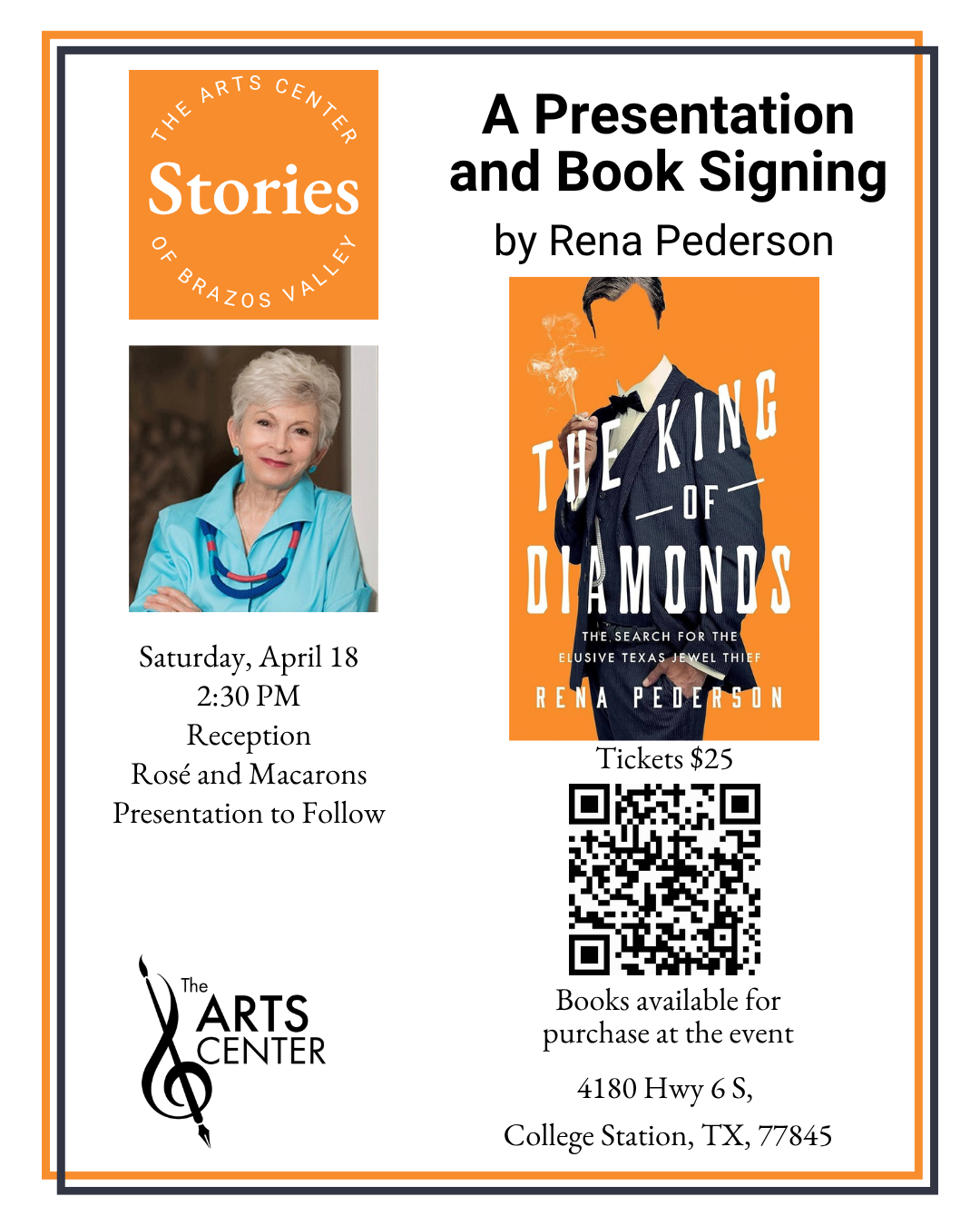 King of Diamonds by Rena Pederson Book Signing